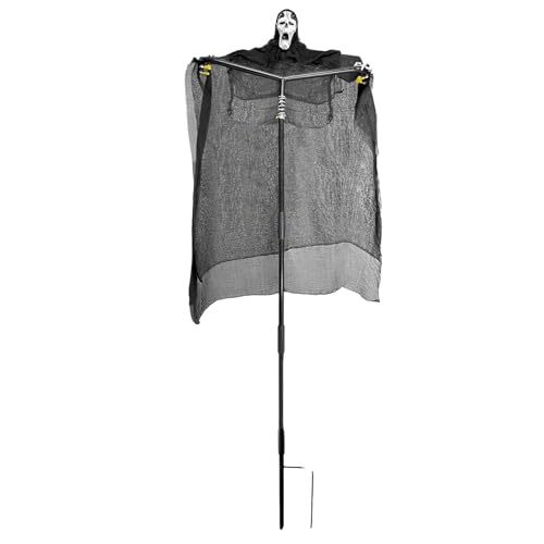 Mimoqk Outdoor Halloween Deko,Outdoor Geisterscheuchen-Figur Für Halloween - Große Horrorszene Requisite Saisonale Dekoartikel für Friedhof Garten Rasen Hof und Mimoqk Outdoor Halloween Deko,Outdoor Geisterscheuchen-Figur Für Halloween - Große Horrorszene Requisite Saisonale Dekoartikel für Friedhof Garten Rasen Hof und von Mimoqk