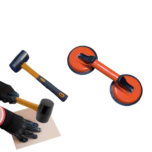 Mimoqk Saugnapf Für Fenster | Doppelter Vakuumheber Für Fliesen Und Schwere Lasten,Beulenextraktion Werkzeuge kratzfest für Granit Fensterplatten Mimoqk Saugnapf Für Fenster | Doppelter Vakuumheber Für Fliesen Und Schwere Lasten,Beulenextraktion Werkzeuge kratzfest für Granit Fensterplatten von Mimoqk