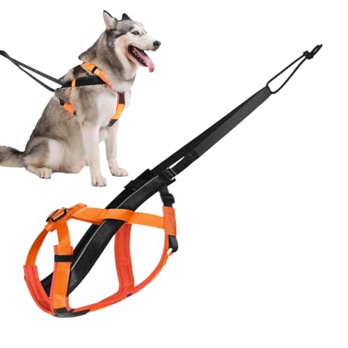 Mimoqk Schlittenhund Geschirr - Reflektierendes Laufgeschirr Für Hunde - Komfortables Verstellbares Gurtzeug Für Schlitten Training Outdoor Aktivitäten Mimoqk Schlittenhund Geschirr - Reflektierendes Laufgeschirr Für Hunde - Komfortables Verstellbares Gurtzeug Für Schlitten Training Outdoor Aktivitäten von Mimoqk