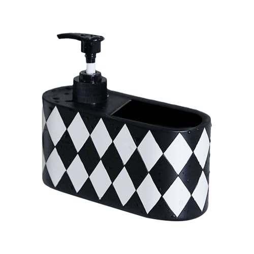 Mimoqk Seifenspender Für Badezimmer | 2 In 1 Badezimmer Accessoires Mit Schwammhalter - Spülmittel Pumpspender Für Küche - Für Wohnung Hotel Restaurant Küche Dusche Mimoqk Seifenspender Für Badezimmer | 2 In 1 Badezimmer Accessoires Mit Schwammhalter - Spülmittel Pumpspender Für Küche - Für Wohnung Hotel Restaurant Küche Dusche von Mimoqk