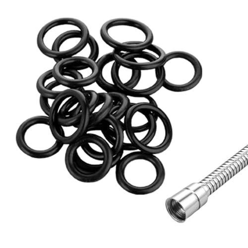 Mimoqk -Set, 50 Stück, Gummi-Unterlegscheiben, öl- und hitzebeständig, für die Reparatur von Wasserhähndruck-Armaturen Mimoqk -Set, 50 Stück, Gummi-Unterlegscheiben, öl- und hitzebeständig, für die Reparatur von Wasserhähndruck-Armaturen von Mimoqk