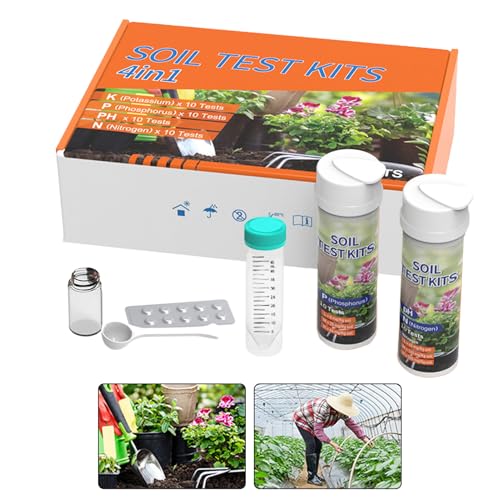 Mimoqk Soil Test Kit, 4-in-1 Soil Nutrient Tester, Accurate PH Meter Sensor, Sunlight Moisture Detection, Garden Plant Mix Detector for Home, Greenhouse, Gardening, Outdoor, Vegetable Planting Mimoqk Soil Test Kit, 4-in-1 Soil Nutrient Tester, Accurate PH Meter Sensor, Sunlight Moisture Detection, Garden Plant Mix Detector for Home, Greenhouse, Gardening, Outdoor, Vegetable Planting von Mimoqk