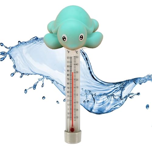 Mimoqk Temperatursensor für Pool | Schwimmthermometer Design Tiere mit Seil für | Schwimmthermometer für Wasser Zubehör für Pool verwendbar für Spa heiße Quelle Mimoqk Temperatursensor für Pool | Schwimmthermometer Design Tiere mit Seil für | Schwimmthermometer für Wasser Zubehör für Pool verwendbar für Spa heiße Quelle von Mimoqk