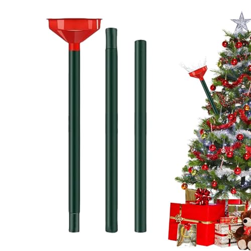 Mimoqk Tragbares Bewässerungszubehör, langer Trichter zum Bewässern, vielseitiges Bewässerungsgerät für Weihnachtsbaum, leichter Gießtrichter, Gartenbewässerungstrichter für von Mimoqk
