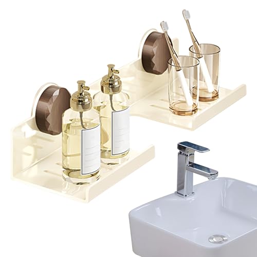 Mimoqk Über Wasserhahn Bad, WandFür Bad, Klebeorganizer Stahl Platzsparend Parfumdisplay Toilette Küche von Mimoqk