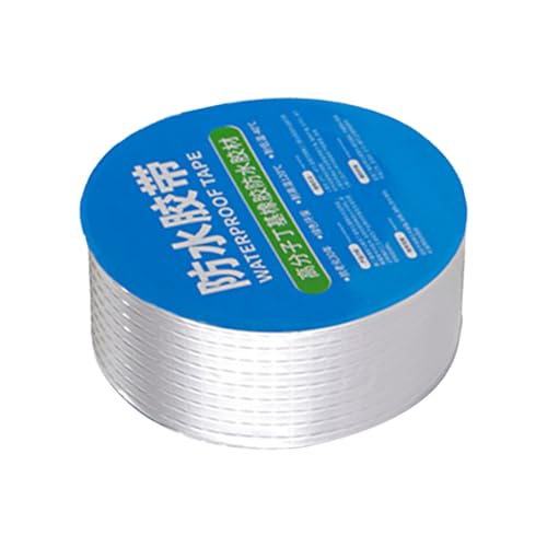 Mimoqk Wasserdichtes Klebeband, Butylband | Butylkautschukband mit starker Bindung,Selbstklebendes, temperaturbeständiges Dichtungsband aus Aluminiumfolie für die Reparatur von Wohnmobilen, Glas- von Mimoqk