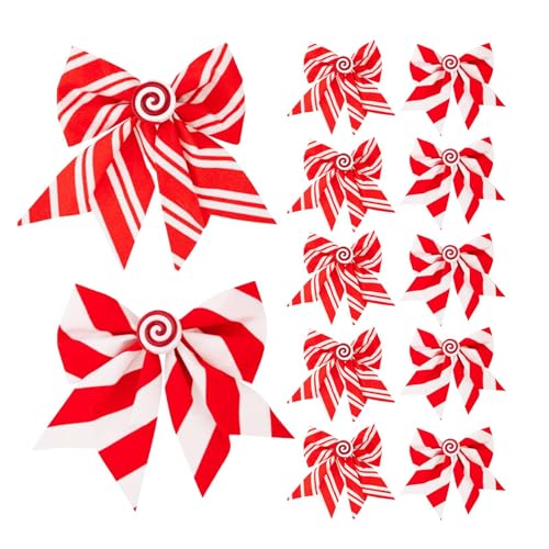 Mimoqk WeihnachtsSchleife | 12 Stück Festliche Weihnachtsdekoration | Deko Schleifen Für Girlande Baum,Für Innenbereich Party Außenbereich Zuhause Hochzeit Treppe Kamin Mimoqk WeihnachtsSchleife | 12 Stück Festliche Weihnachtsdekoration | Deko Schleifen Für Girlande Baum,Für Innenbereich Party Außenbereich Zuhause Hochzeit Treppe Kamin von Mimoqk