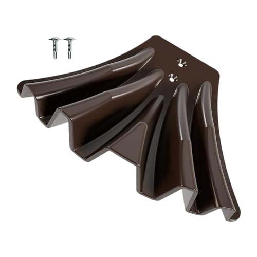 Rainwater Diverter Attachment, Gutter Drainage Extension, Easy Installation Weather-Resistant Design, Splash Block Deflector for Lawn, Yard, Patio, Runoff Control, 5x3.8 Inches von Mimoqk