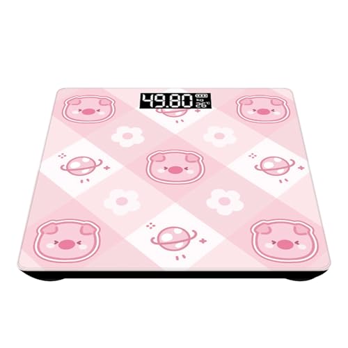 Scale Body Weight, Bathroom Smart Body Scan, High Precision Health Monitor, Wireless Display with Temperature Sensor, Analyzer Supports Smartphone App for Daily Tracking von Mimoqk