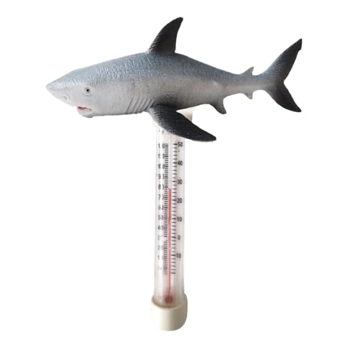 Temperature Reader, Cartoon Animals Floating Meter, Large Water Temperature Gauge, Easy-To-Read Display, Pool Thermometer Accessory for Spa Hot Spring, Home, 7.48x3.35x3.35 Inches von Mimoqk