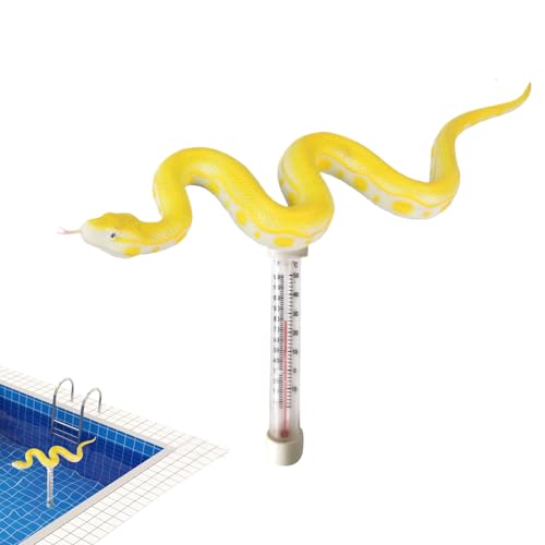 Temperature Reader, Cartoon Animals Floating Meter, Large Water Temperature Gauge, Easy-To-Read Display, Pool Thermometer Accessory for Spa Hot Spring, Home, 7.48x3.35x3.35 Inches von Mimoqk