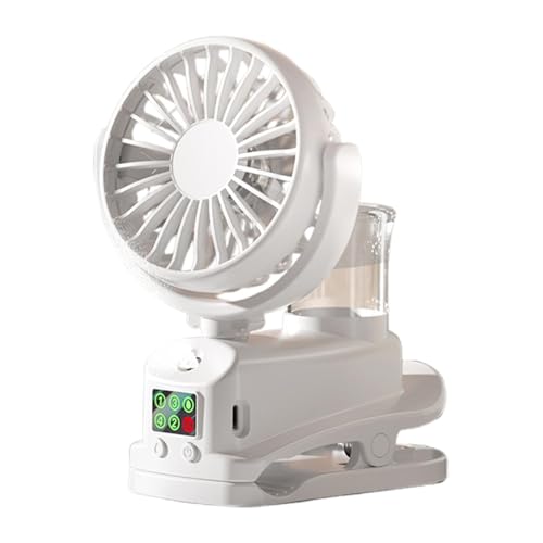 Tragbarer Sprühventilator, Tischnebelventilator, digitaler Displayventilator, Desktop-Nebelventilator, Nebelventilator für den Außenbereich, Ventilator von Mimoqk
