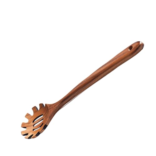 Wooden Pasta Spoon, Noodle Server, Long Handle Cooking Ladle, Kitchen Tool for Stirring Mixing Tasting, Natural Wood Spoon, Serving Spaghetti and Baking, 12.6x3.15 inches Wooden Pasta Spoon, Noodle Server, Long Handle Cooking Ladle, Kitchen Tool for Stirring Mixing Tasting, Natural Wood Spoon, Serving Spaghetti and Baking, 12.6x3.15 inches von Mimoqk