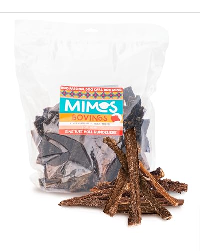 MIMOS Rinder Pansen getrocknet für Hunde 500g - Getreidefreier Hunde Kauartikel ohne künstliche Zusatzstoffe, Schonend getrocknete Kausnacks für Hunde MIMOS Rinder Pansen getrocknet für Hunde 500g - Getreidefreier Hunde Kauartikel ohne künstliche Zusatzstoffe, Schonend getrocknete Kausnacks für Hunde von Mimos