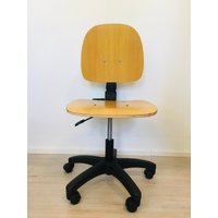 Büro Holzstuhl Tyu Finland 1990Er von MimosaVintageArt