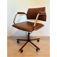 Mid-Century Bürostuhl Von Kovona Modell K-380 Aus Der Tschechoslowakei 1970's Mid-Century Bürostuhl Von Kovona Modell K-380 Aus Der Tschechoslowakei 1970's von MimosaVintageArt