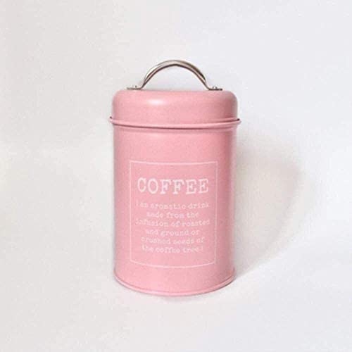 Behälter im chinesischen Stil, Aufbewahrungssiegelglas, Klassische nordische Schreibtisch-Aufbewahrungsflasche, minimalistischer Organizer, Kaffee-, Zucker- und Teebehälter, Pink von MinHuianG