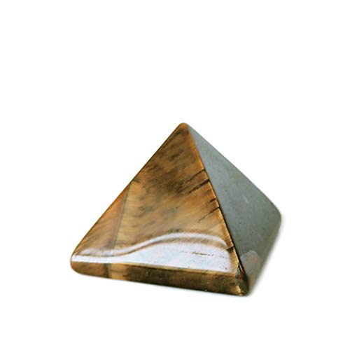 Mina Heilkristall-Pyramide des natürlichen Tigeraugen-Chakra-Heilsteins, 3,8 cm von Mina Heal