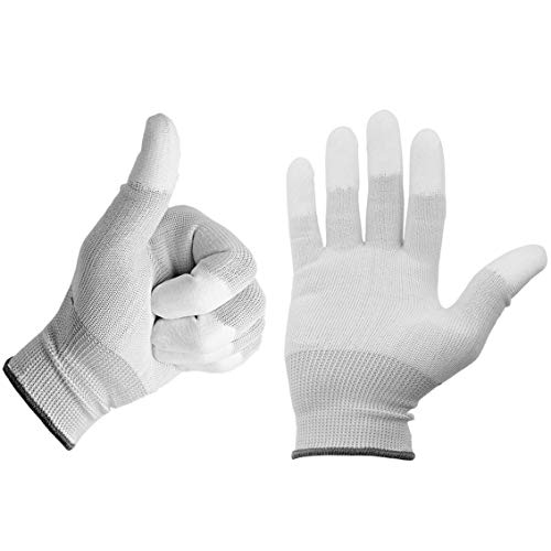 Minadax ESD Antistatik Handschuhe Finger-TIP - 1 Paar, Größe L/9 - Für Reparatur, Montage & Reinigung in Elektronik, Feinmechanik, Modellbau, Auto und Motorrad Minadax ESD Antistatik Handschuhe Finger-TIP - 1 Paar, Größe L/9 - Für Reparatur, Montage & Reinigung in Elektronik, Feinmechanik, Modellbau, Auto und Motorrad von Minadax