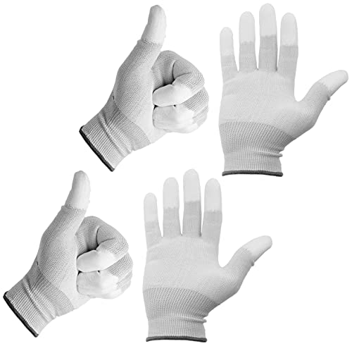 Minadax -2 Paare- ESD Antistatik Handschuhe für Reinigung und Reparatur -Größe L- von Minadax