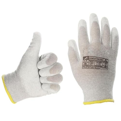 Minadax Antistatische ESD Handschuhe ALLROUNDER – 1 Paar Größe XXL/11 | Für GROBE Arbeiten in Elektronik, Werkstatt, KFZ, Labor & Industrie von Minadax