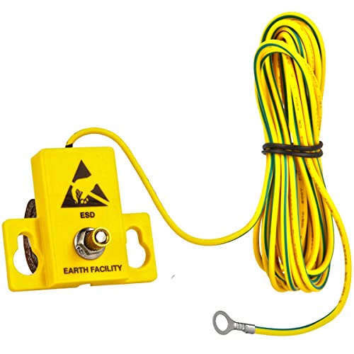Minadax Erdungsequipment Für Bodenbeläge - Wandmontage - M5 Schraubenanschluss für Anschluss-Ösen - Innovativer ESD-Schutz - 1 Megaohm Sicherheitswiderstand Minadax Erdungsequipment Für Bodenbeläge - Wandmontage - M5 Schraubenanschluss für Anschluss-Ösen - Innovativer ESD-Schutz - 1 Megaohm Sicherheitswiderstand von Minadax