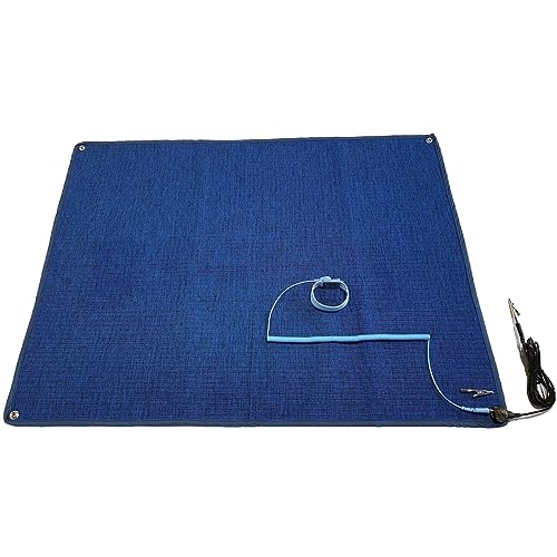 Minadax Innovative Anstistatik Arbeitsmatte 60cm x 30cm | Einzigartiges Antistatisches ESD-Gewebe - Textil - Kein Silikon | Made in Türkiye | Inkl. Manschetten-Set mit 2,4m Anschlusskabel von Minadax