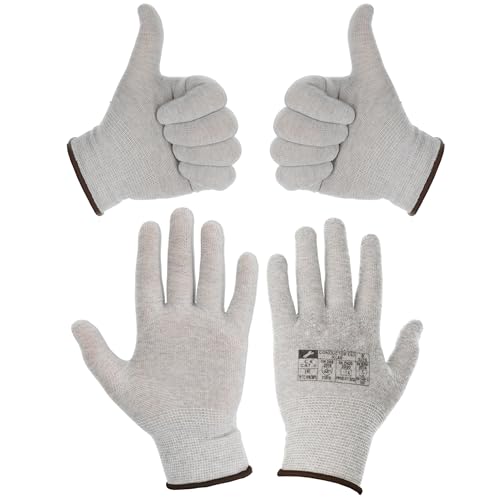 Minadax Präzisions ESD Antistatik Handschuhe FINE - 2 Paar, Größe L/9 - für filigrane Reparatur, Montage & Reinigung in Elektronik, Feinmechanik, Modellbau, Auto und Motorrad Minadax Präzisions ESD Antistatik Handschuhe FINE - 2 Paar, Größe L/9 - für filigrane Reparatur, Montage & Reinigung in Elektronik, Feinmechanik, Modellbau, Auto und Motorrad von Minadax