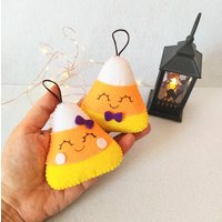 Halloween-Dekorationen Aus Filz, Zuckermais Halloween-Dekorationen Aus Filz, Zuckermais von MinasFactory