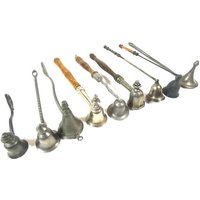 Grauer Vintage-Kerzenlöscher. Schöner, Eleganter Kerzenlöscher Aus Geätztem Metall. Alter von MinasTreasureChest