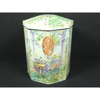 Sutter Home Wintery Gazebo Zinn Box Vintage Weingut Stoage 1992 Dekorative Englisch Design Decor Kaffee Tee Aufbewahrung von MinasTreasureChest
