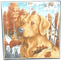 Vintage Labrador Dekorativer Stoff Aufbewahrungsbox Hund Hundestoff Labradorstoff von MinasTreasureChest