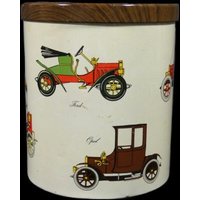 Vintage Oldtimer Auto Blechdose Rolls Royce Daimler Opel Ford Dose Sammlerdose von MinasTreasureChest