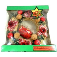 Vintage Weihnachtskranz in Der Original Box Dekorative Kranz Deutsche Weihnachtsdekoration von MinasTreasureChest