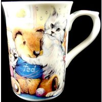 Vintagekingsbury Haustiere Und Teds Katzen Becher Kaffeetasse Teebecher von MinasTreasureChest