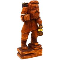 Volkskunst Zwerg Holz Geschnitzt Mann Mit Zweigen Und Einer Lampe Holzschnitzerei Schneiden Von Hand Aus Figur von MinasTreasureChest