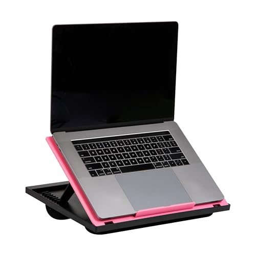 Mind Reader Anchor Collection Schreibtisch, verstellbar, tragbar, 8 Positionen, mit integrierten Kissen, Rosa, 11.12 D x 14. 75 W x 3 H Mind Reader Anchor Collection Schreibtisch, verstellbar, tragbar, 8 Positionen, mit integrierten Kissen, Rosa, 11.12 D x 14. 75 W x 3 H von Mind Reader