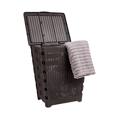Mind Reader Tidy Collection Wäschekorb, Braun von Mind Reader