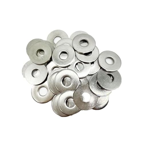 30 Stück M8x24mm Flache Unterlegscheiben Edelstahl Beilagscheiben Großer OD Außendurchmesser Flache Reparatur Metallscheiben für Schrauben, Muttern, Gewindestange von MindWissUp