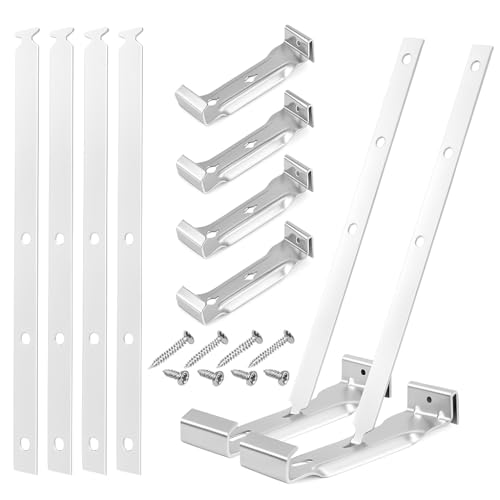 Dachrinnenaufhänger aus Aluminium und Stahl, 12,7 cm, mit rostbeständigen Schrauben, inklusive 12,7 cm Dachrinnen-Clips mit Riemen für trauflose Befestigung, starke, langlebige Dachrinnenstützlösung Dachrinnenaufhänger aus Aluminium und Stahl, 12,7 cm, mit rostbeständigen Schrauben, inklusive 12,7 cm Dachrinnen-Clips mit Riemen für trauflose Befestigung, starke, langlebige Dachrinnenstützlösung von Mindoub