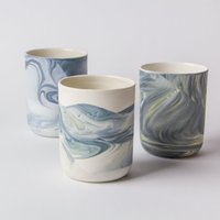 Schwarzer Marmor Becher 300 Ml, Espressotasse, Cappuccinotasse, Große Teetasse von MindsetDinnerware