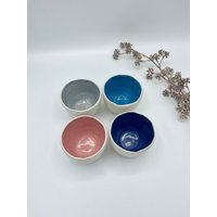 3, 5 Oz - 103 Ml Buntes Handgefertigtes Keramik Espresso Cup Set, Tequila Schnapsgläser von MineBurgessCeramics