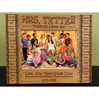 Personalisierte Ende Des Jahres Lehrer Bilderrahmen Gravur Geschenk Von Der Klasse 4x6/5x7 8x10 von MineByDesignStudio