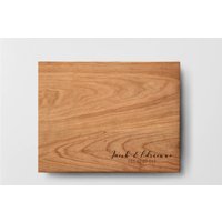 Personalisierte Name Schneidebrett, Individuell Gravierte Hochzeit Geschenkidee von MineByDesignStudio