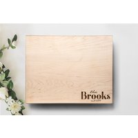 Personalisiertes Schneidebrett, Neues Zuhause Geschenk, Makler Abschluss Schneidebrett Mit Gravur, Einweihungsgeschenk, Jubiläumsgeschenk, Kochset von MineByDesignStudio