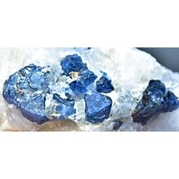 Seltene Natürliche Blaue Spinell Kristalle Auf Matrix 38 Gramm von MineMinerals