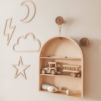 Regenbogen Regal Sperrholz Dekor Für Wand von MineWoodPoland