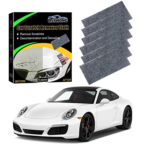 Mineatig [6 Pack] Nano Sparkle Tuch Auto Kratzer,Magic Nano Sparkle Tuch Für Auto Kratzer Entfernen Reparatur,Für Wasserflecken Beim Autolack Und Zum Polieren Von Oberflächen von Mineatig