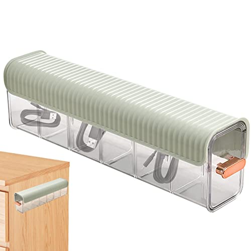 Mineatig Stanzfreie Multifunktionale Aufbewahrungsbox,Clear Wall Mounted Drawer Organizer, Wandmontierte Aufbewahrungsbox, Umschaltbare 6-Zellen Schubladen Organizer, FüR Schlafzimmer,BüRo von Mineatig