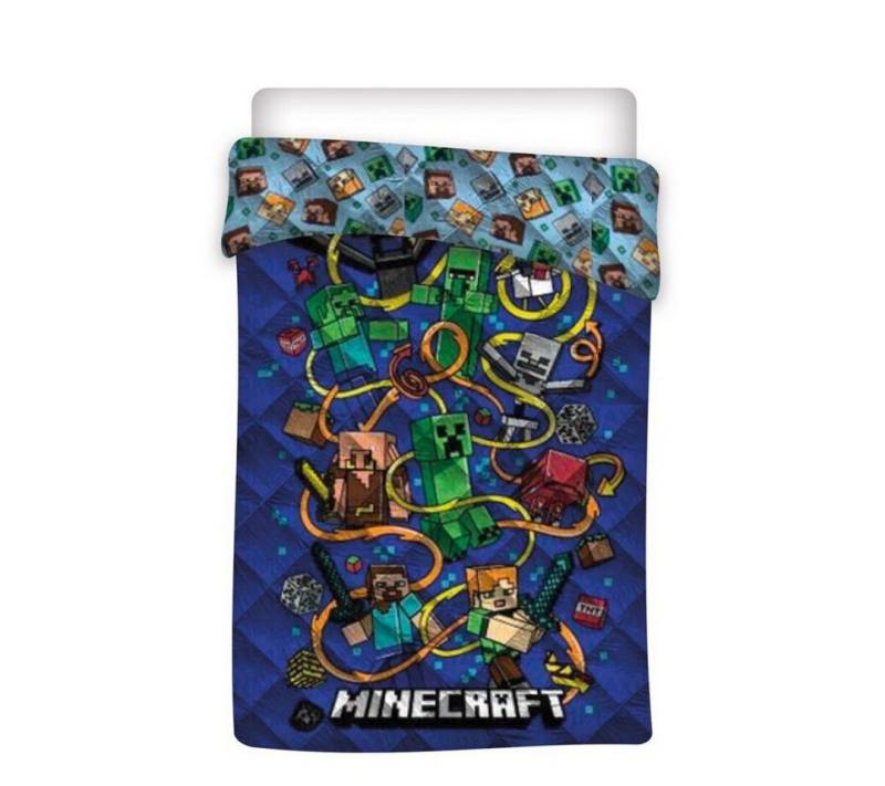 Minecraft Bettwäsche Minecraft Bettbezug Hochwertiges Quilt Cover 140x200 cm von Minecraft